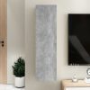 Palmers TV Cabinet Engineered Wood – 30.5x30x110 cm, Concrete Grey