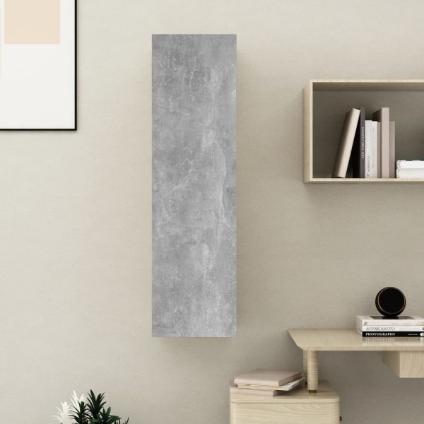 Palmers TV Cabinet Engineered Wood – 30.5x30x110 cm, Concrete Grey
