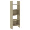 Book Cabinet 60x35x180 cm Engineered Wood – Sonoma oak