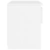 Brixton Bedside Cabinet 40x30x39 cm Engineered Wood – White, 1