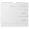 Sink Cabinet 63x30x54 cm Engineered Wood – White