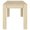 Dining Table 140×74.5×76 cm Engineered Wood – Sonoma oak