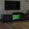 Blackfoot TV Cabinet with LED Lights – 140x40x35.5 cm, Grey