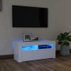 Ellon TV Cabinet with LED Lights 90x35x40 cm – White
