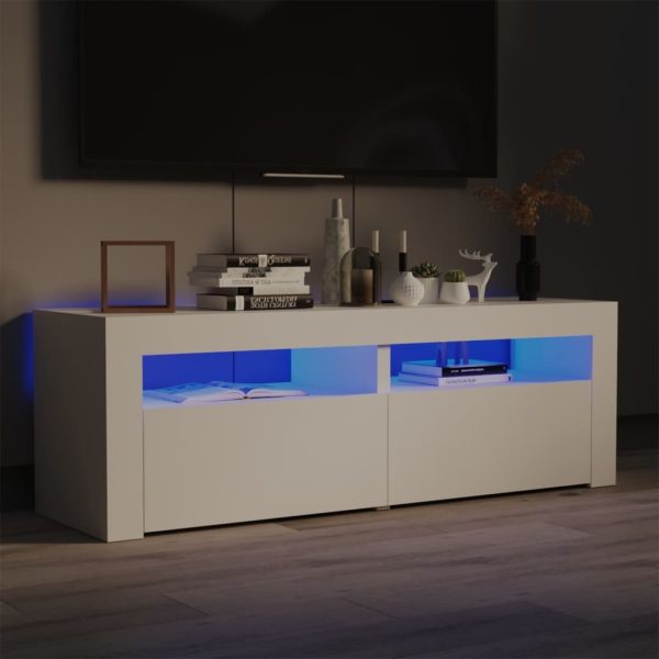 Closter TV Cabinet with LED Lights 120x35x40 cm
