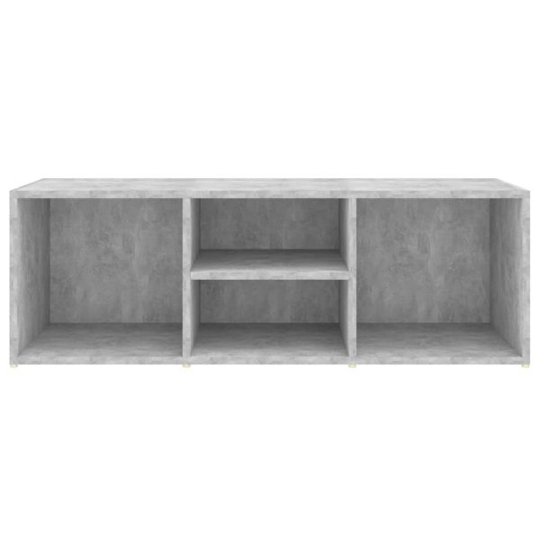 Shoe Storage Bench 105x35x35 cm Engineered Wood – Concrete Grey