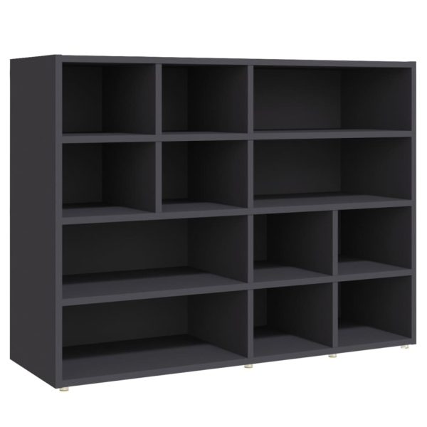 Side Cabinet 97x32x72 cm Engineered Wood – Grey