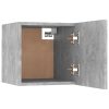 Warrenton Wall Mounted TV Cabinet 30.5x30x30 cm – Concrete Grey, 1