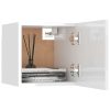 Warrenton Wall Mounted TV Cabinet 30.5x30x30 cm – High Gloss White, 4