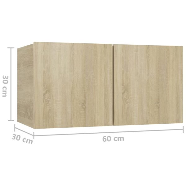 Chichester Hanging TV Cabinet 60x30x30 cm – Sonoma oak, 1