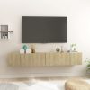 Chichester Hanging TV Cabinet 60x30x30 cm – Sonoma oak, 3