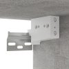 Chichester Hanging TV Cabinet 60x30x30 cm – Concrete Grey, 3