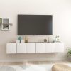 Chichester Hanging TV Cabinet 60x30x30 cm – White and Sonoma Oak, 3