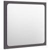 Bathroom Mirror Engineered Wood – 40×1.5×37 cm, Grey
