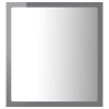 LED Bathroom Mirror 40×8.5×37 cm Acrylic – High Gloss Grey