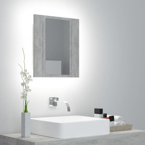 LED Bathroom Mirror Cabinet 40x12x45 cm