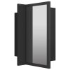 LED Bathroom Mirror Cabinet 40x12x45 cm – High Gloss Grey