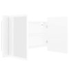 LED Bathroom Mirror Cabinet 80x12x45 cm – White