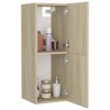 Bathroom Cabinet 30x30x80 cm Engineered Wood – Sonoma oak