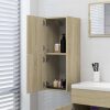 Bathroom Cabinet 30x30x80 cm Engineered Wood – Sonoma oak