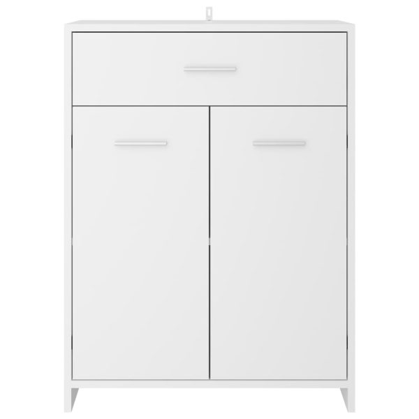 Bathroom Cabinet 60x33x80 cm Engineered Wood – White