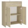 Bathroom Cabinet 60x33x80 cm Engineered Wood – Sonoma oak