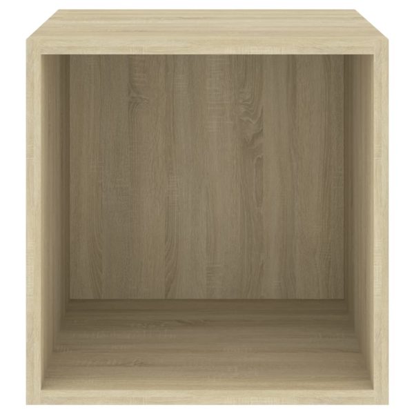 Wall Cabinet 37x37x37 cm Engineered Wood – Sonoma oak, 4