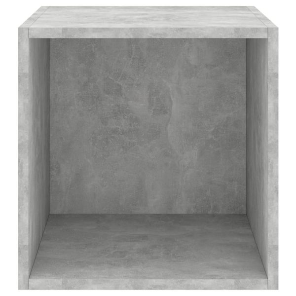 Wall Cabinet 37x37x37 cm Engineered Wood – Concrete Grey, 1