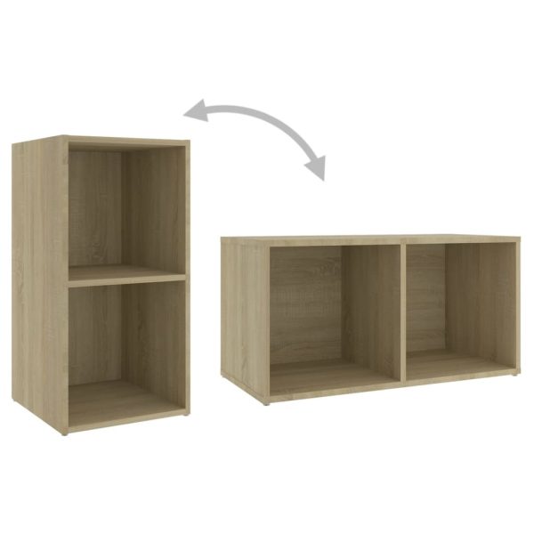 Broadstone TV Cabinet Engineered Wood – 72x35x36.5 cm, Sonoma oak