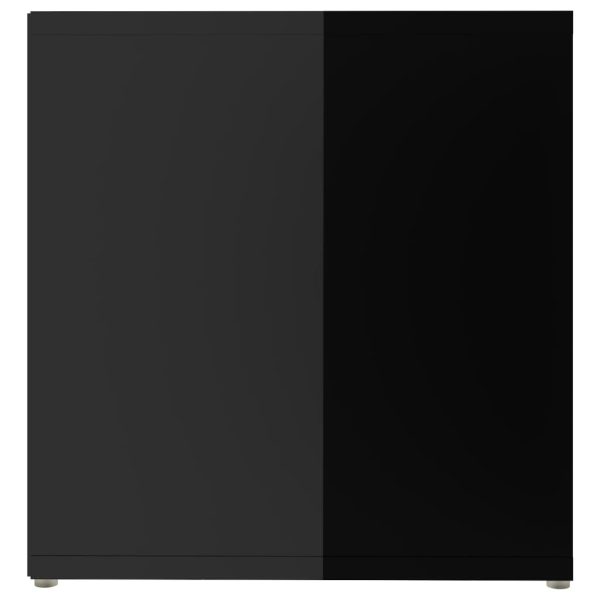 Broadstone TV Cabinet Engineered Wood – 142.5x35x36.5 cm, High Gloss Black