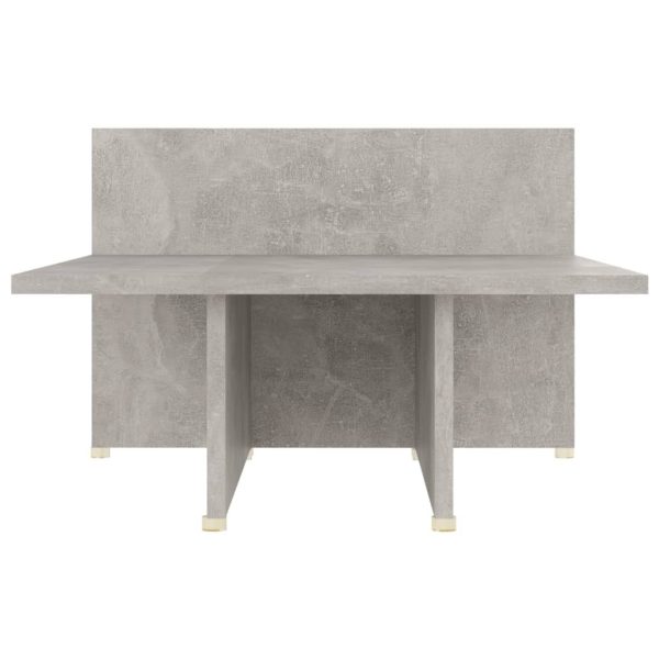 Coffee Table 111.5x50x33 cm Engineered Wood – Concrete Grey, 1