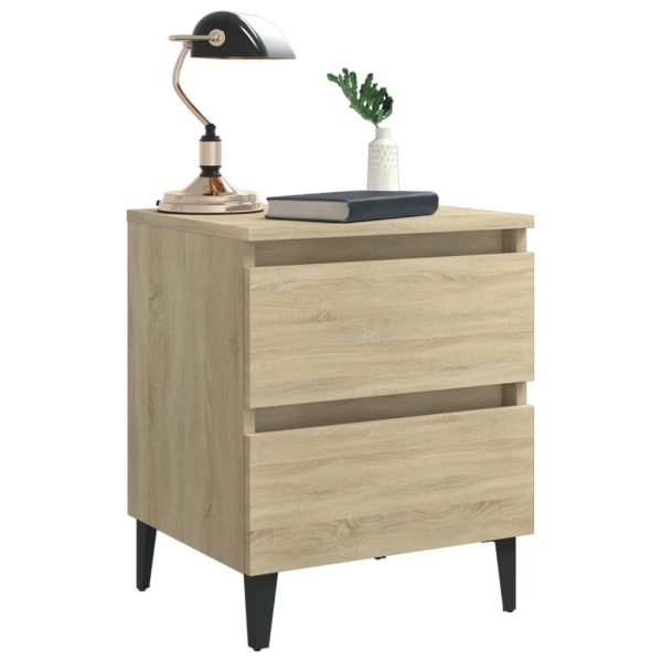 Rohnert Bed Cabinet 40x35x50 cm Engineered Wood – Sonoma oak, 1