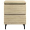 Rohnert Bed Cabinet 40x35x50 cm Engineered Wood – Sonoma oak, 1