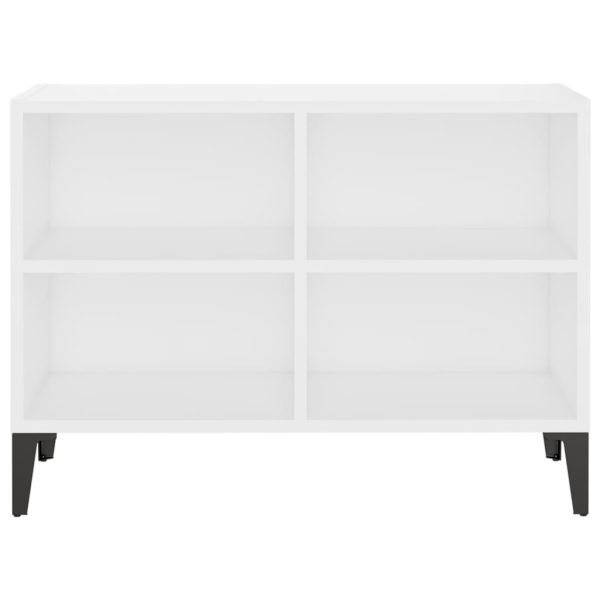 Ecorse TV Cabinet with Metal Legs – 69.5x30x50 cm, White