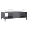 Coffee Table 103.5x60x35 cm Engineered Wood – High Gloss Grey