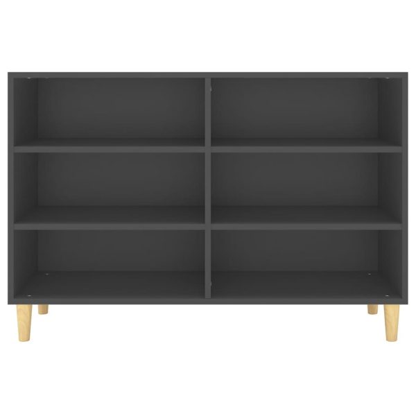 Sideboard 103.5x35x70 cm Engineered Wood – Grey