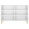 Sideboard 103.5x35x70 cm Engineered Wood – High Gloss White
