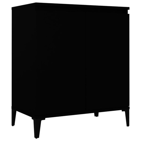 Sideboard 60x35x70 cm Engineered Wood – Black