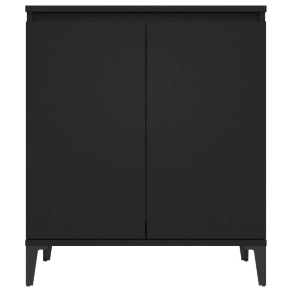 Sideboard 60x35x70 cm Engineered Wood – Black