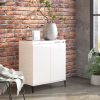 Sideboard 60x35x70 cm Engineered Wood – High Gloss White