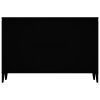 Sideboard 104x35x70 cm Engineered Wood – Black