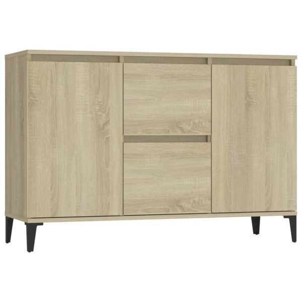 Sideboard 104x35x70 cm Engineered Wood – Sonoma oak
