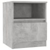 Tidworth Bed Cabinet 40x40x50 cm Engineered Wood – Concrete Grey, 2