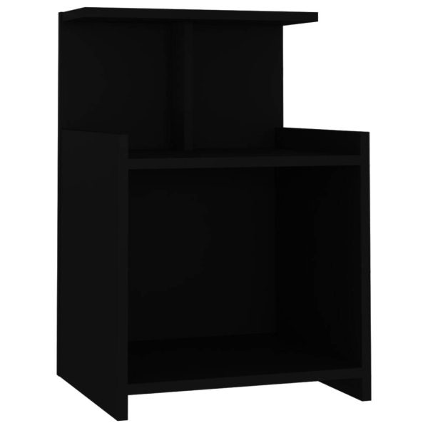 Duluth Bed Cabinet 40x35x60 cm Engineered Wood – Grey, 1