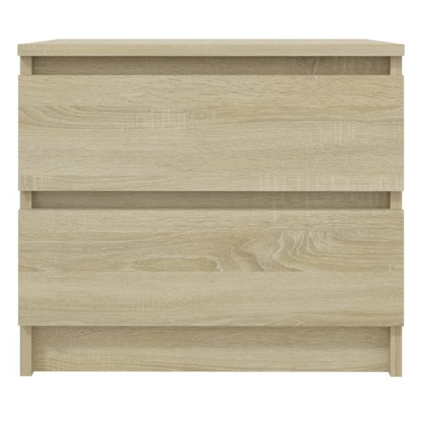 Canford Bed Cabinet 50x39x43.5 cm Engineered Wood – Sonoma oak, 1