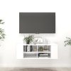 Corte Wall-Mounted TV Cabinet 102x35x35 cm Engineered Wood – White