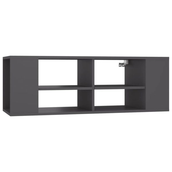 Corte Wall-Mounted TV Cabinet 102x35x35 cm Engineered Wood – Grey