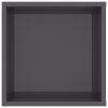 Corte Wall-Mounted TV Cabinet 102x35x35 cm Engineered Wood – High Gloss Grey
