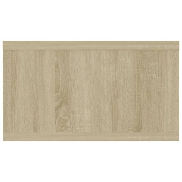 Wall Shelf 102x30x17 cm Engineered Wood – Sonoma oak