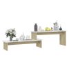 Arbor TV Cabinet 180x30x43 cm Engineered Wood – Sonoma Oak and White